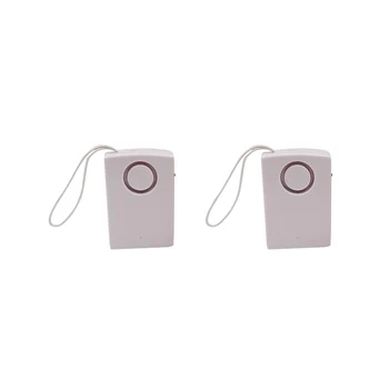

2pcs Door Sensor Handle Alarm Universal Garage Window Human Body Knob Touch Movement Detector Inductive Wireless Hanging Office