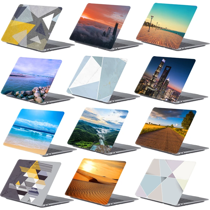 

For MacBook Pro 16 Inch 2019 Matte texture Notebook Case Color printing Frosted Protective Shell For MacBook Pro 16 Laptop Case