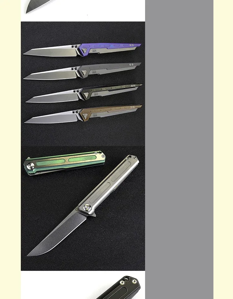Острый складной нож для инструментов открытый спасательный высокопрочный нож для защиты M390 порошковый стальной карманный нож