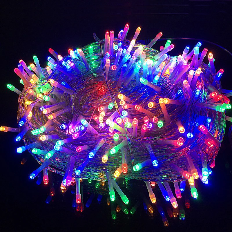 

LED String Lights Christmas Outdoor Garland 10M 20M 30M 50M 100M Holiday Lighting for Christmas Tree Wedding Party Decoration