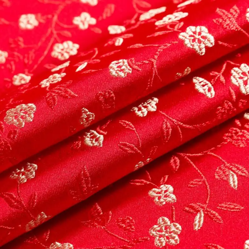500 см* 75 см имитация шелка полная звезда парча сатин мебельная ткань накидка для диванной подушки античный костюм cheongsam тканевая блузка DIY ткань