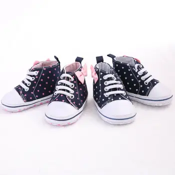 

3-11M Baby Boy Girl Anti-slip Soft Sole Crib Shoes Newborn Sneakers Prewalkers