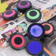 6 цветов нетоксичные временные волосы для укладки Мягкая Краска порошок салон Инструменты комплект JL