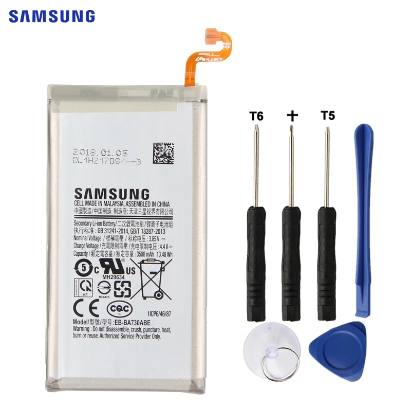 Оригинальная Аккумуляторная батарея для SAMSUNG GALAXY A8 + 2018 Plus EB BA730ABE A800J A800S 3500