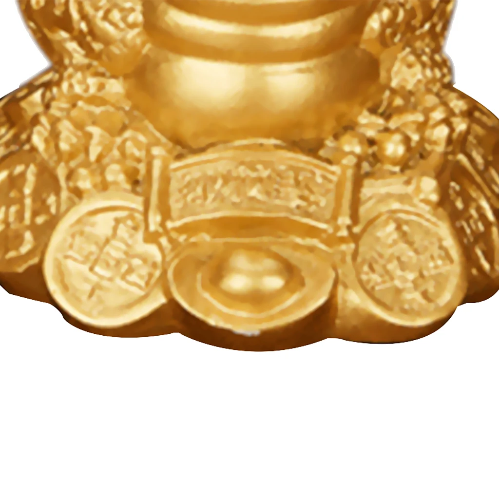 Lucky Waving Money Three-Leg / Ching Bagua Ingot Coin Money Toad Frog Fortune Chinese Feng Shui Decor Ornament Wealth Frog