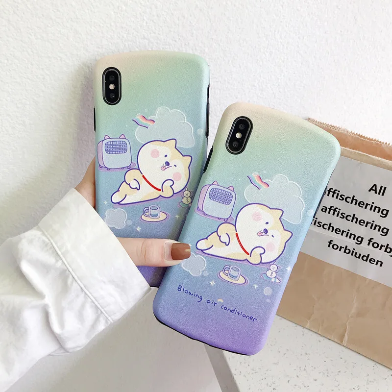 Мягкий чехол для iPhone 11 Pro XR XS MAX X 7 8 6 6s Plus с изображением собаки корги | Мобильные