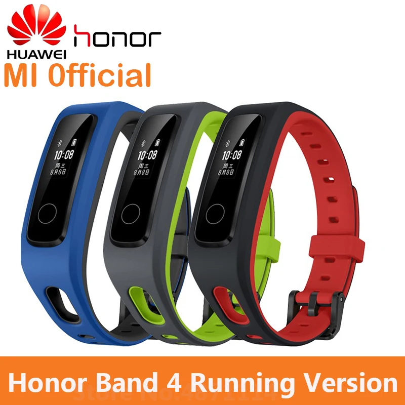 

Huawei Honor Band 4 Running Version Touch Screen Smart Wristband Fitness Tracker Sports 50M Waterproof Bracelet Sleep Monitor