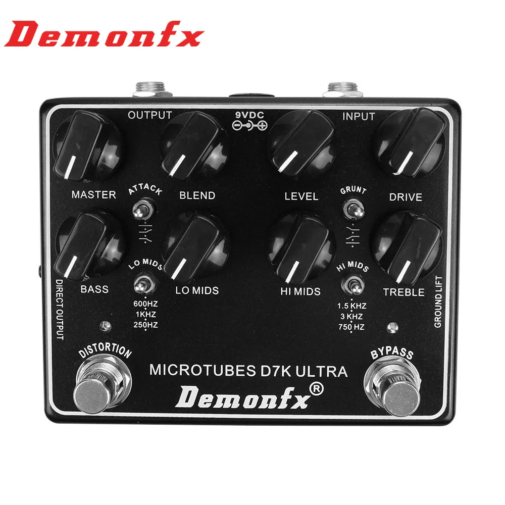 High quality Bass Effect Pedal  Microtubes B7K Ultra V2 Bass Preamp And Super Symmerty Compressor Pedal DemonFX