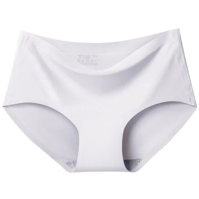 BZEL Women Seamless Underwear Large Size Panties Silk Satin Lingerie Breathable Comfort Briefs Hot Sale Skin-Friendly Underpants black panties Panties