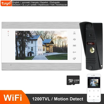

Video Intercom 7Inch WiFi Monitor 1200TVL IR Night Vision Doorbell IP Video Doorbell Tuya APP Remote Unlock Intercom For Home