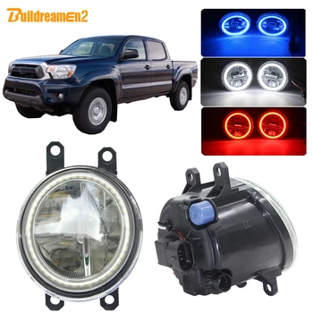 

Buildreamen2 2 X Car Fog Light H11 LED Bulb Angel Eye Daytime Running Lamp 4000LM 12V For Toyota Tacoma 2012 2013 2014 2015 2016