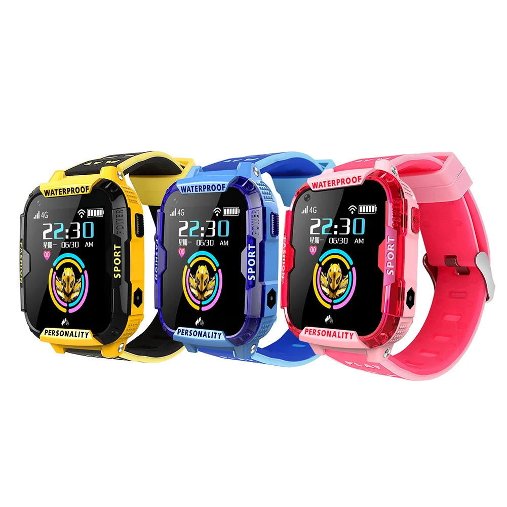 T19 Kids Smart Watch Waterproof Smartwatch GPS WIFI Smart Watch LBS Location Tracker HD 4G Video Call Watch