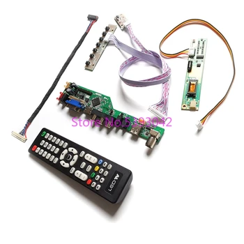 

For LP141WX1(TL)(B1)/(TL)(B2)/(TL)(B3)/(TL)(B4)/(TL)(B5) 1CCFL Remote 1280*800 TV analog VGA HDMI LVDS 30-Pin control board kit