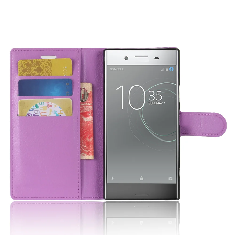 Чехол для телефона для sony Xperia XZ1 Компактный флип PU кожаный чехол силиконовый чехол для sony XZ1C кошелек смартфон Чехол Coque Funda