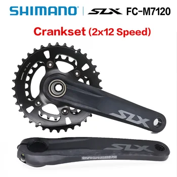 

NEW SHIMANO SLX FC M7120 Crankset 2x12-Speed 36-26T 170MM 175MM HOLLOWTECH II MTB Crankset