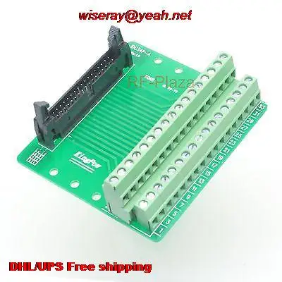 

DHL/EMS 30pcs IDC34 34pin Header Breakout Board Terminal Block Connector PLC adapter Interface-PCB Connector-A6