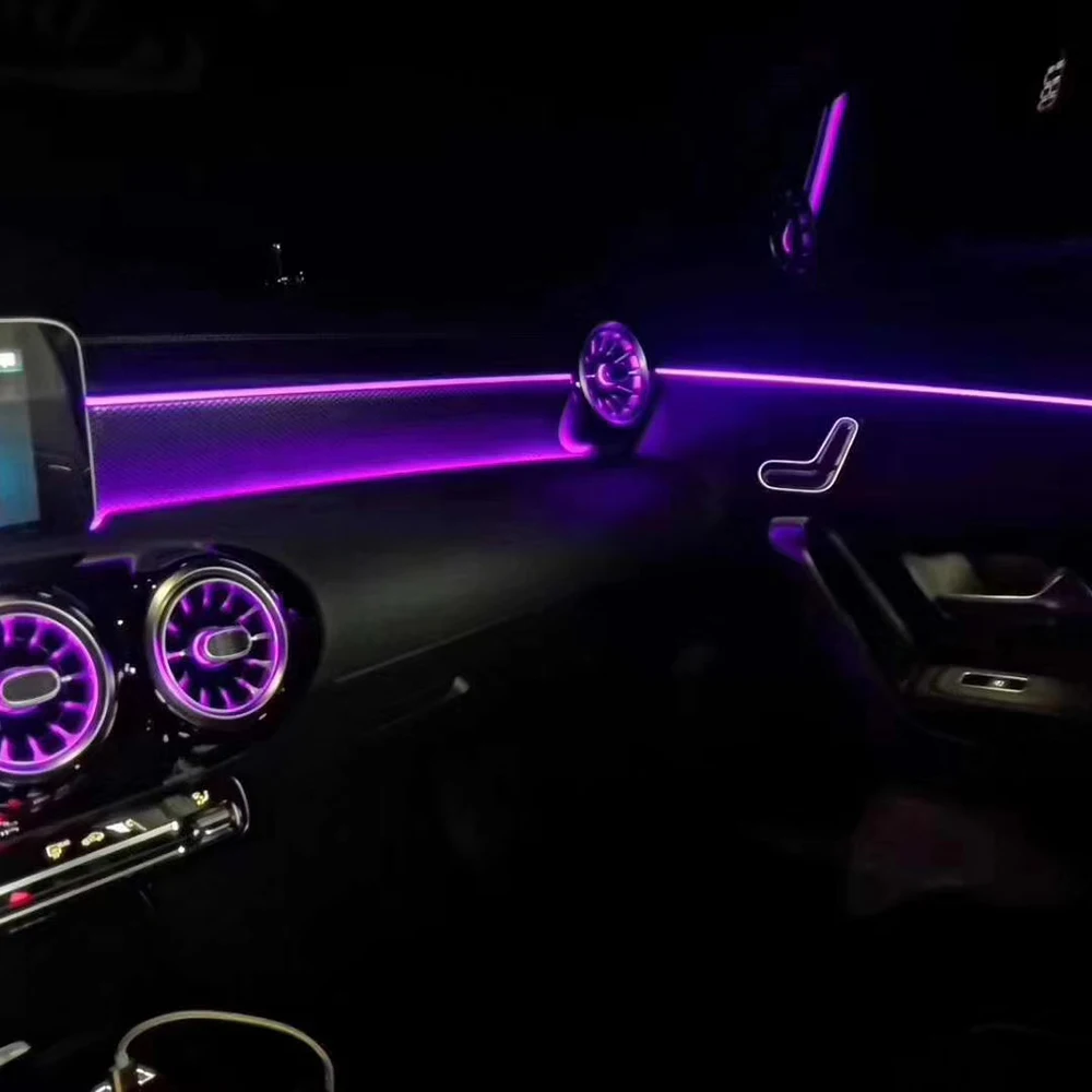 Mercedes Classe A 2020 Interieur Nuit Pintu Mobil GLOW Speaker untuk Mercedes Benz Kelas W177 Seri Menerangi  Midrange Tutup Sesuai Horn Loudspeaker Dekorasi Potong