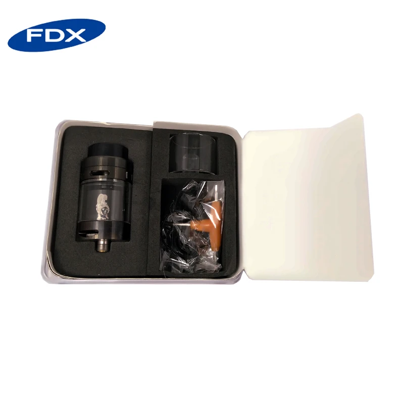 FDX Афины RDTA Стиль 510 RTA 4 мл Ёмкость с фокусным расстоянием 25 мм испаритель Tank для