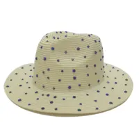 SUN Hat Straw Hat Pearl Bright Diamond Women's Hat Summer Outdoor Travel Beach Vacation Seaside Sun Hat Sunhat Bucket Hat 2021 5