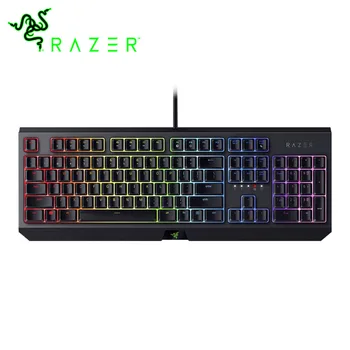 

Razer BlackWidow Wired Mechanical Gaming Keyboard 104 Key Tactile Green Switches RGB Lighting Programmable