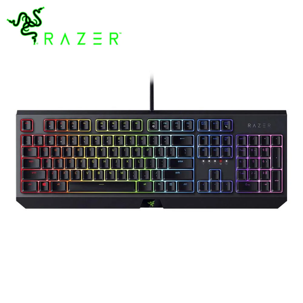 Проводная Механическая игровая клавиатура Razer blackтна с 104 клавишами тактильные