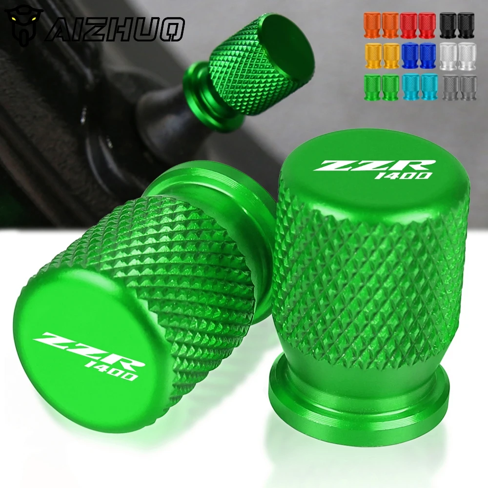 

FOR KAWASAKI ZX1400 ZX14R ZZR1400 2006-2016 Motorcycle Vehicle Wheel Tire Valve Air Port Stem Cap Cover Plug ZX-14R ZX ZZR 1400