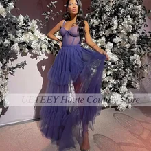 

New Fashion Sexy Evening Dress Lace Sling Sleeveless Tulle Sweetheart Floor-Length Prom Dress Robes De Soirée