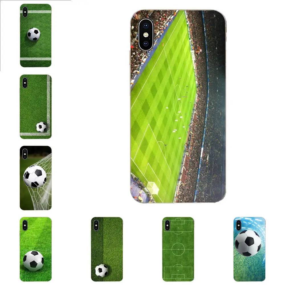 Зеленый чехол для телефона с рисунком футбольного поля Xiao mi 3 4 4C 4i 5 5S 5X6 6X8 SE Pro Lite A1