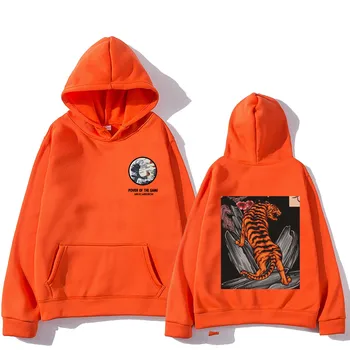 

Fashion Men Hoodies 2020 Japanese tiger Printed Japan Style Hip Hop Harajuku Male Hoodie pullover Sweatshirts Brand Streetwear