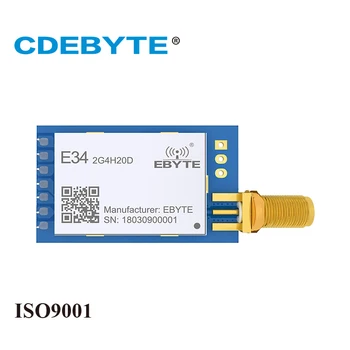 

Ebyte E34-2G4H20D nRF24L01+ 100mW 2.4GHz UART Frequency Hopping IoT Wireless Transceiver Module