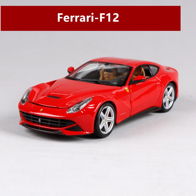 Bburago 1:24 Ferrari F12 Car Model Die-casting Metal Model Children Toy Boyfriend Gift Simulated Alloy Car Collection - Цвет: F12