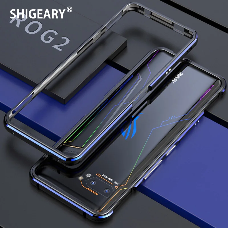 Чехол-бампер для ASUS ROG Phone II 2, ASUS ZS660KL, роскошный чехол с металлической окантовкой, защитная оправа для ASUS ROG Phone 2 ZS660KL, чехол