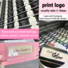 Wholesale Paper Lash Boxes Packaging Box Bulk Custom 3D Mink Lashes Boxes Packaging With Logo Makeup Set Eyelashes Case Pack 6