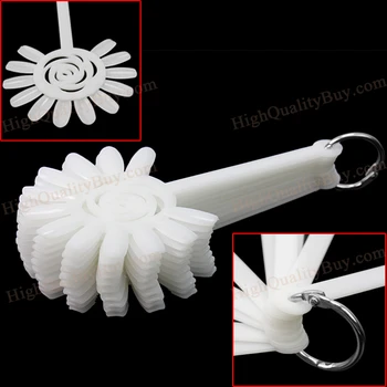 

120 False Display Nail Art Fan Wheel Polish Practice Tip Sticks Decor Polish Nail Practice Board Tips Tool Supplies
