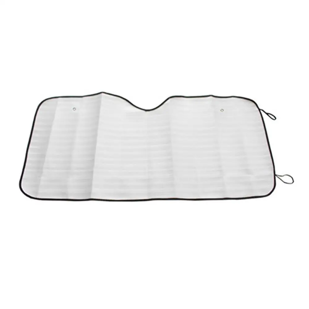 Car Sunshade Sun Visor 1Pc Silver Color Foldable Car Windshield Visor Cover Front Rear Block Window Sun Shade Accessories