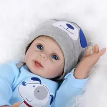 Poupée en Silicone pour nouveau né, jouet doux, respectueux de l'environnement, maison de jeu populaire, cadeau de noël AA50DT 