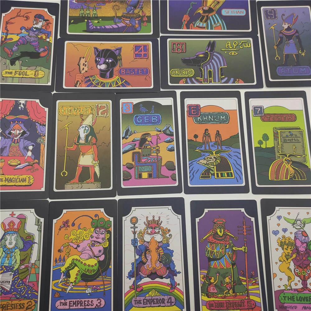 

JoJo's Bizarre Adventure Kujo Jotaro Cosplay Tarot Paper Poker Card Board Game Playing Cards 31pcs/Set In Box Props