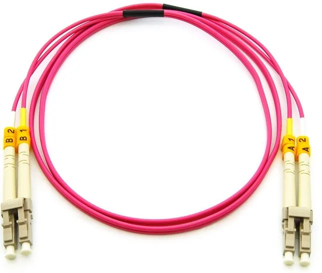 

OM4 1M 2M 3M 5M 10M LC-LC 40GB Laser Optimized Multimode Fiber Patch Cable OM4 LC/UPC to LC/UPC Optical Fiber Patch Cord