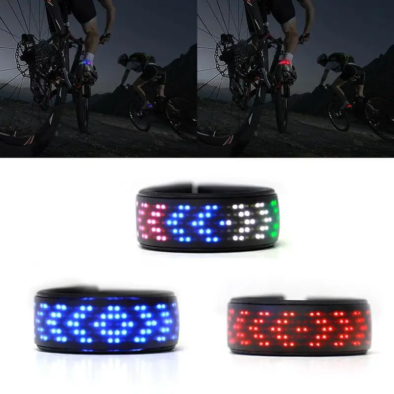 

LED Luminous Shoe Clip Outdoor Bicycle LED Screen Night Running Shoe Safety Clips Cycling Sports Warning Light Safety 3 Colors
