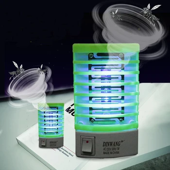 

220V US Plug LED Electric Mosquito Killer Lamp Socket Insect Mosquito Repeller Killer Bug Zapper LED Bug Zapper Trap Insect