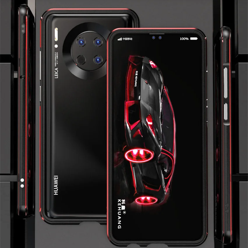 Ультра тонкий металлический каркас для huawei mate 30 Чехол Жесткий алюминиевый бампер чехол для huawei mate 30 mate 30 Phone