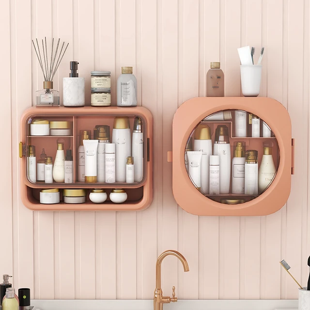 Bathroom Shelves Holder Punch Free Makeup Storage Rack Organizer Foldable U  Shaped Adhesive Corner Shower Shelf Bath Accessories - AliExpress