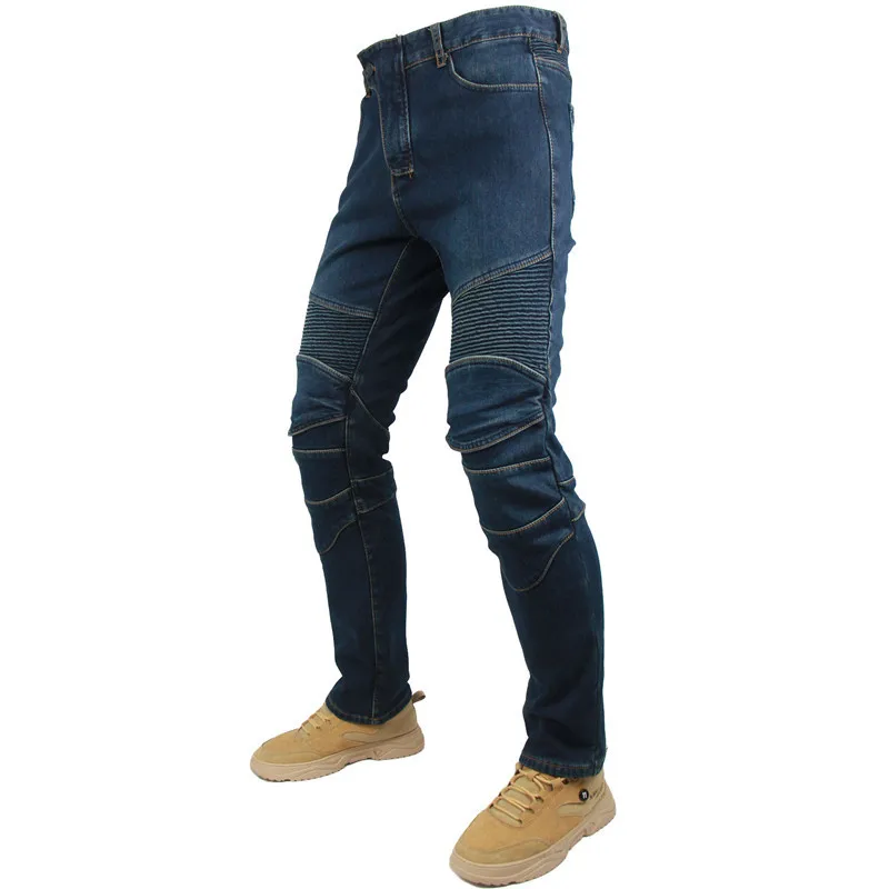 Motorcycle Winter Riding Velvet Jeans 