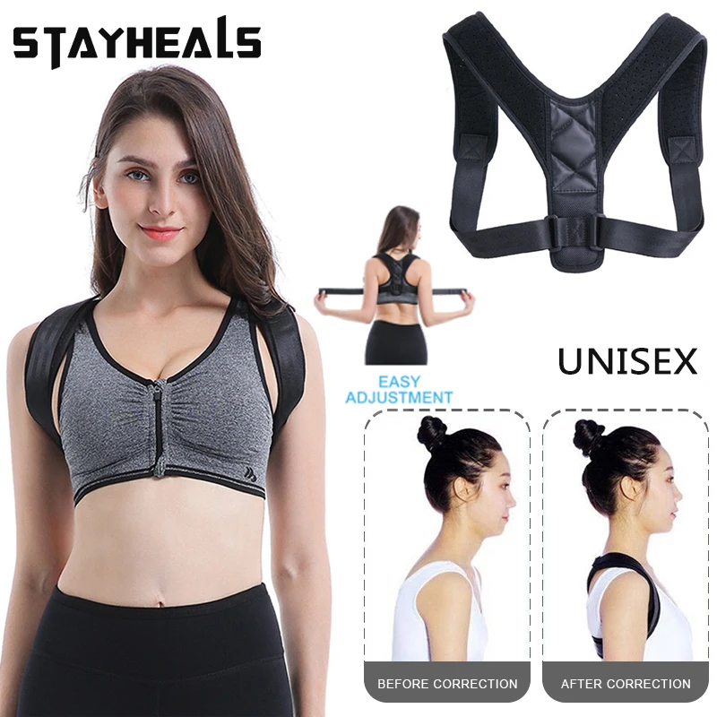 

Advanced Brace Support Belt Adjustable Back Posture Corrector Spine Back Shoulder Lumbar Posture Correction Personal Health Care