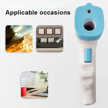 

Non-slip Handle Digital Infrared Thermometer No-contact LCD Backlight Display High Precise Thermometers Temperature Meter BV789