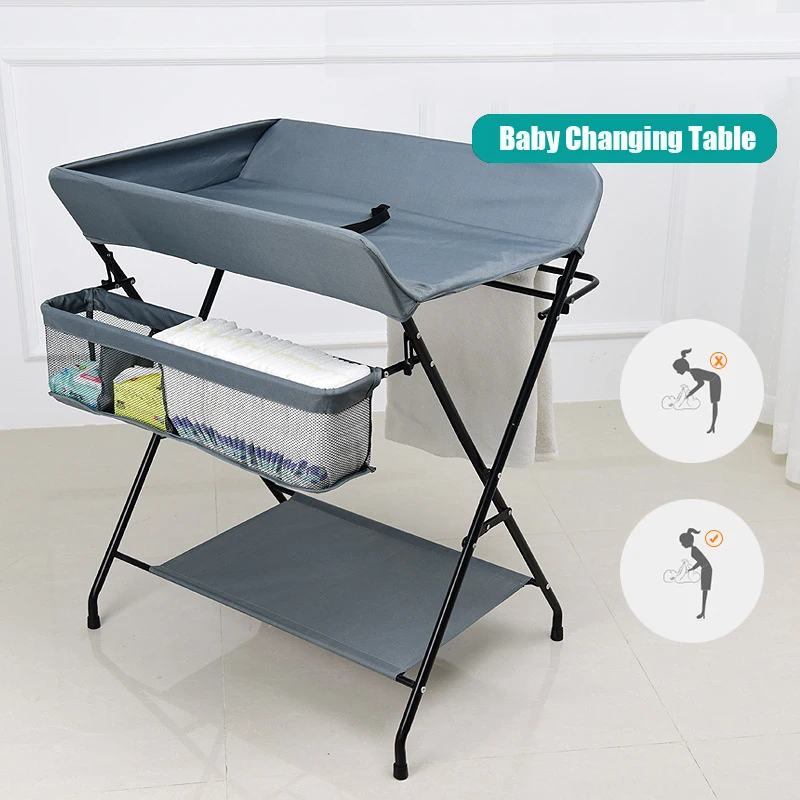 table-de-proxy-multifonctionnelle-pliable-pour-bebe-portable-soins-des-couches-pour-nouveau-ne-avec-roues-et-mir-de-rangement