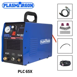 Plasmargon – machine de découpe Plasma à Air avec panneau entièrement numérique, PLC 65X DC HF IGBT, 65A 110V/220V, épaisseur de 14mm 