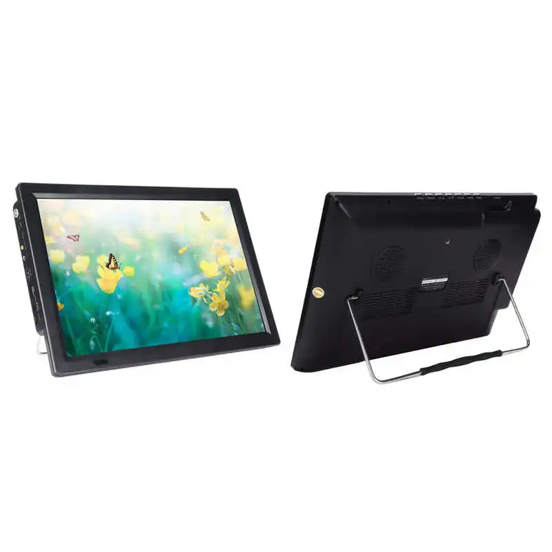 LEADSTAR 14 Inch Car Digital TV Portable Television with Stand for Home Car Outdoor Travel EU Plug 110-220V