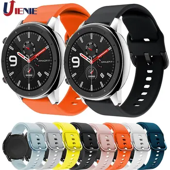 

20mm 22mm Silicone Watchband Strap for Xiaomi Huami Amazfit Bip/GTR 42mm 47mm/Stratos 3 2/2S PACE Smart Bracelet Sport Wristband