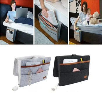 

Felt Bedside Storage Bag Household and Dorm Organizer Large Capacity Student's Bedside Caddy